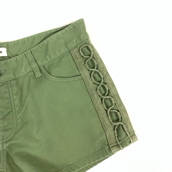 ZADIG & VOLTAIRE Suzan 2.5" Button-Fly Mini Shorts - Picture 2 of 6